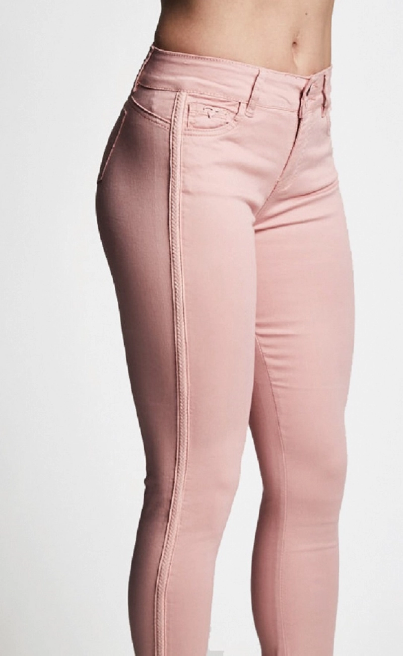 PANTALÓN MUJER TENTATION PALO ROSA TOBILLERO GAB. CORDON COSTADO - 3