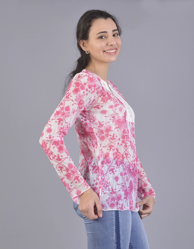 BLUSON ESTAMPADO CORAL - 2