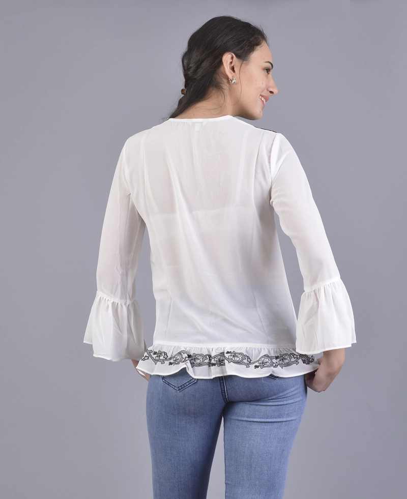 BLUSON BORDADO BLANCO - 3
