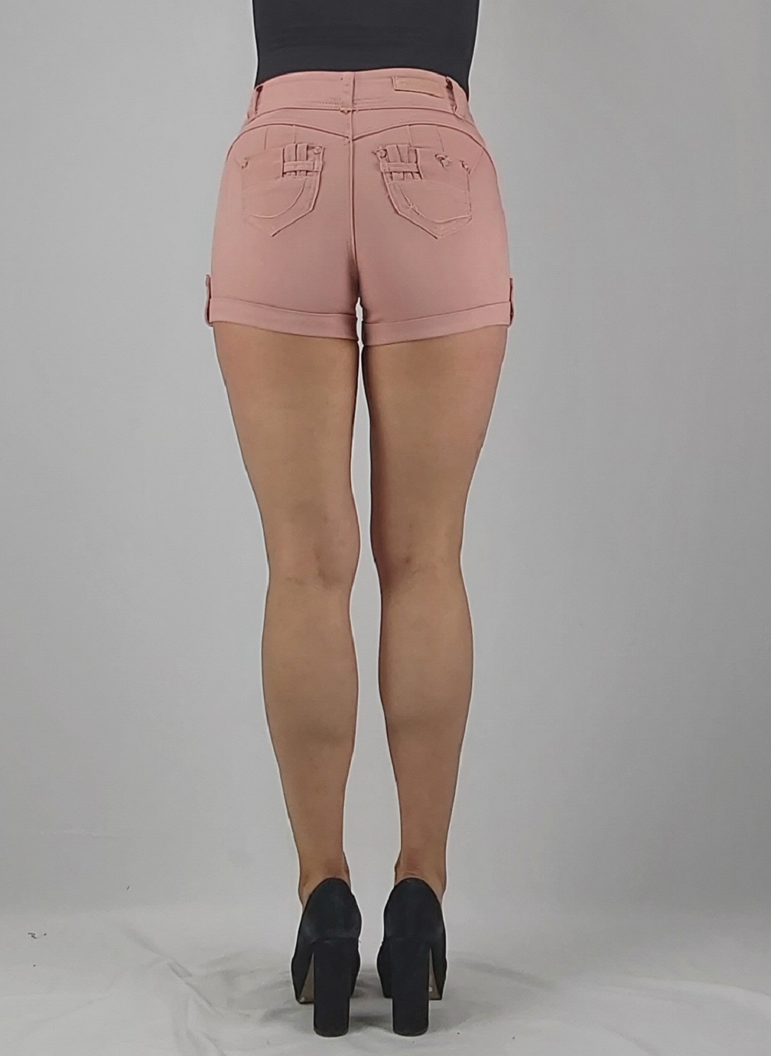SHORT MUJER TENTATION PALO ROSA GABARDINA - 3