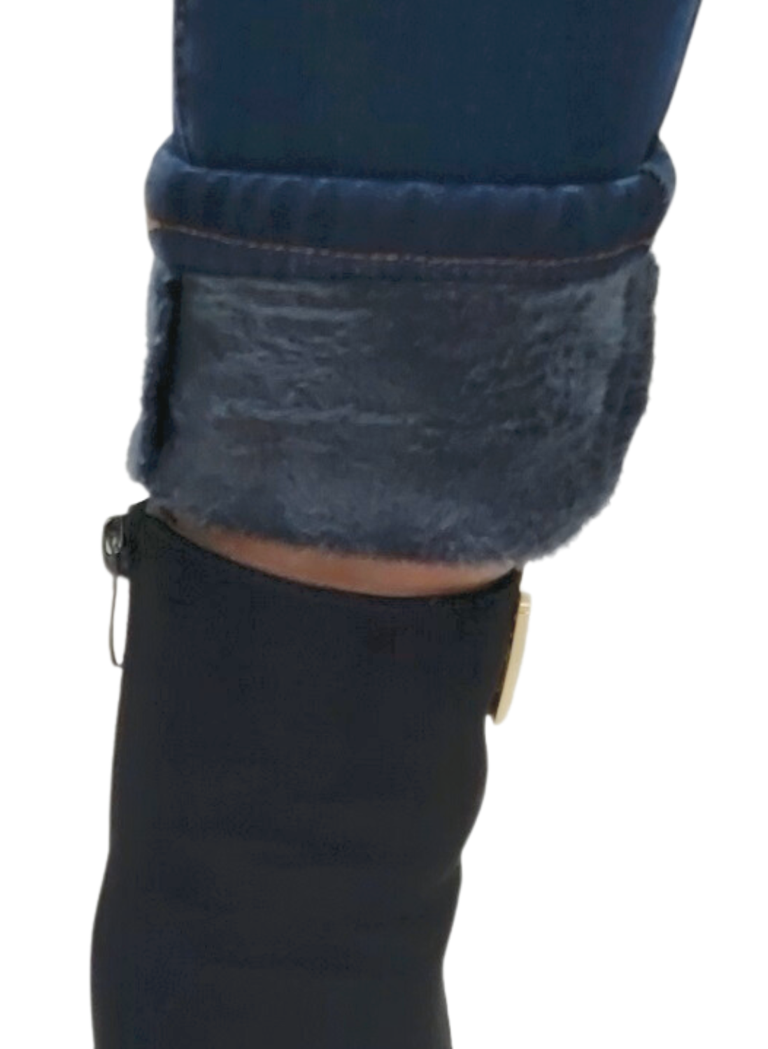 JEANS ALGODÓN SKINNY MUJER TENTATION DARK BLUE CON PIEL T.A. PUSH UP - 3