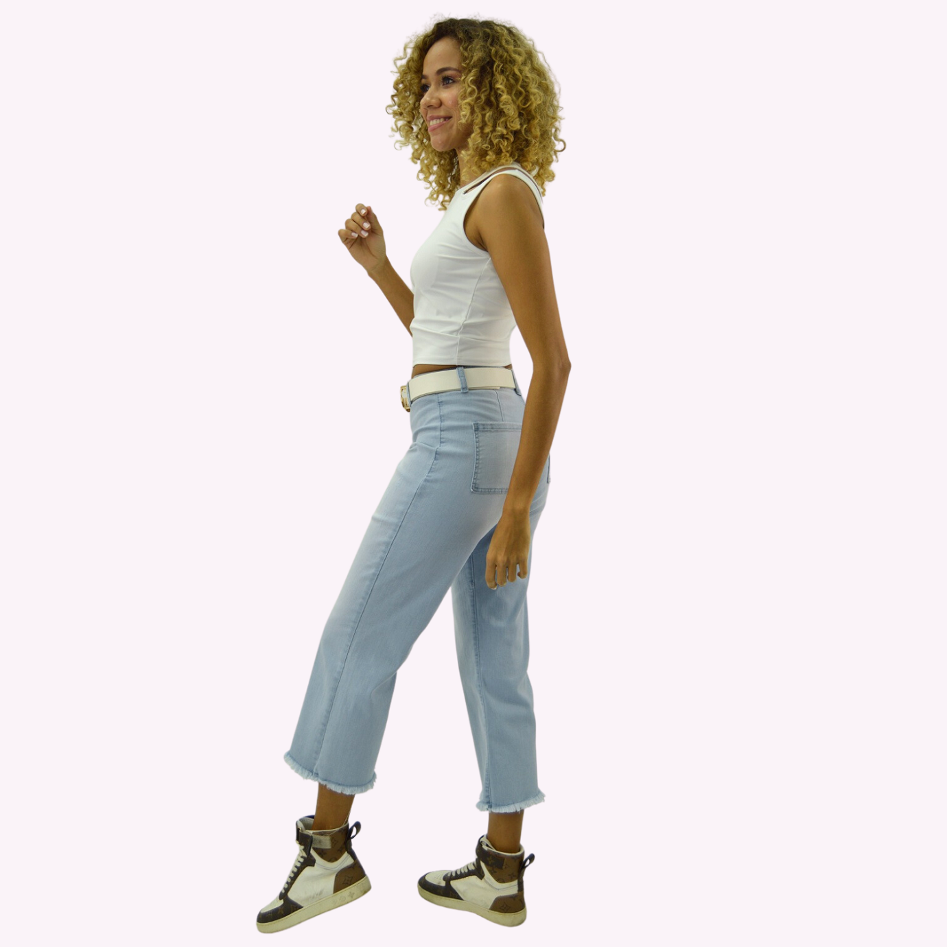 JEANS CROPPED T.A. PUSH UP DREMEL AZUL TENTATION - 2