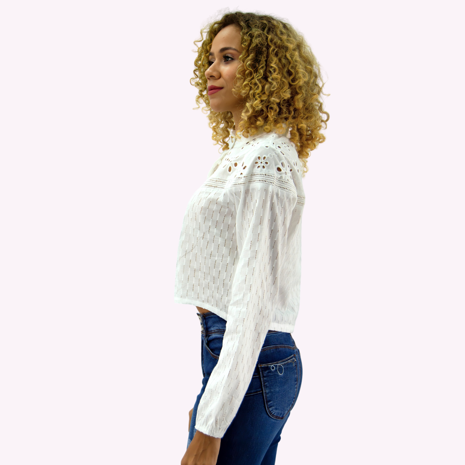 BLUSA BRODERIE BLANCA TENTATION - 2