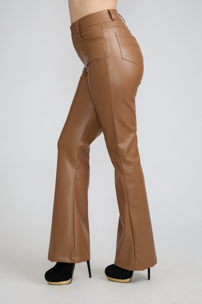 PANTALON P.U. FLARE COFFEE TENTATION - 2