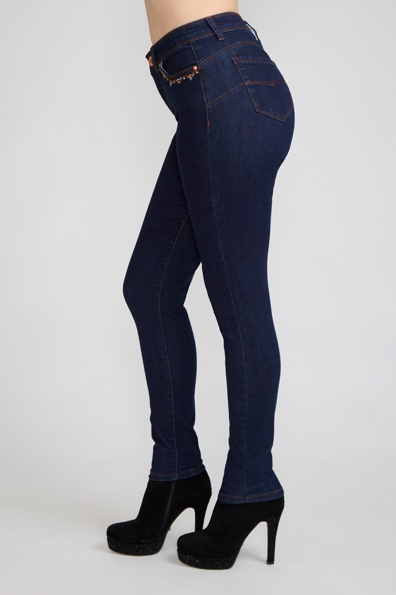 JEANS PITILLO BORDADO AZUL TENTATION - 3