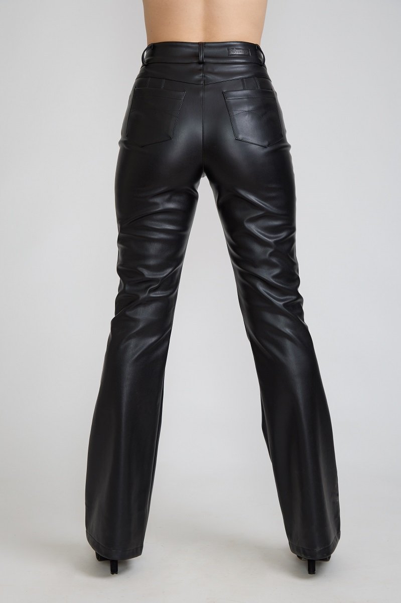 PANTALON P.U. FLARE BLACK TENTATION - 4