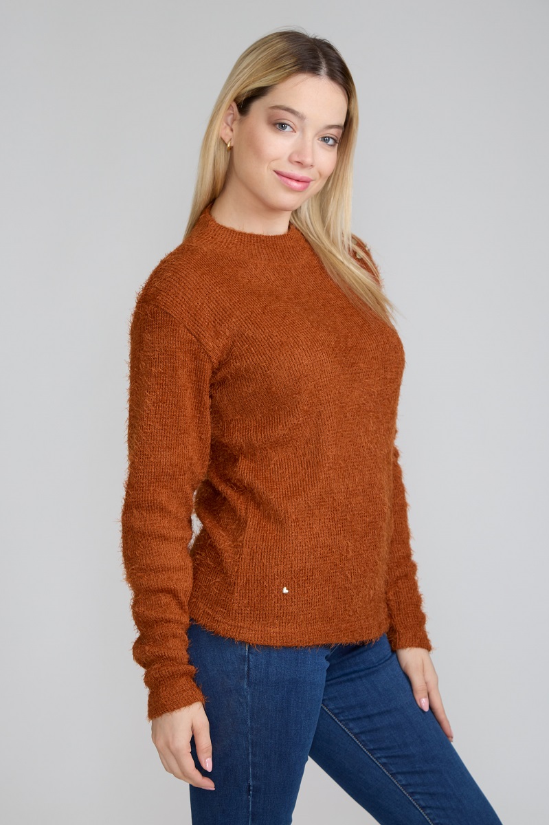SWEATER PELUDO CAMEL TENTATION - 2