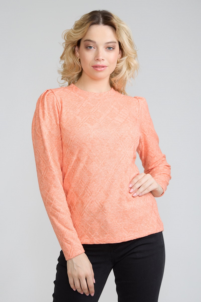 SWEATER JACQUARD SALMON TENTATION - 1