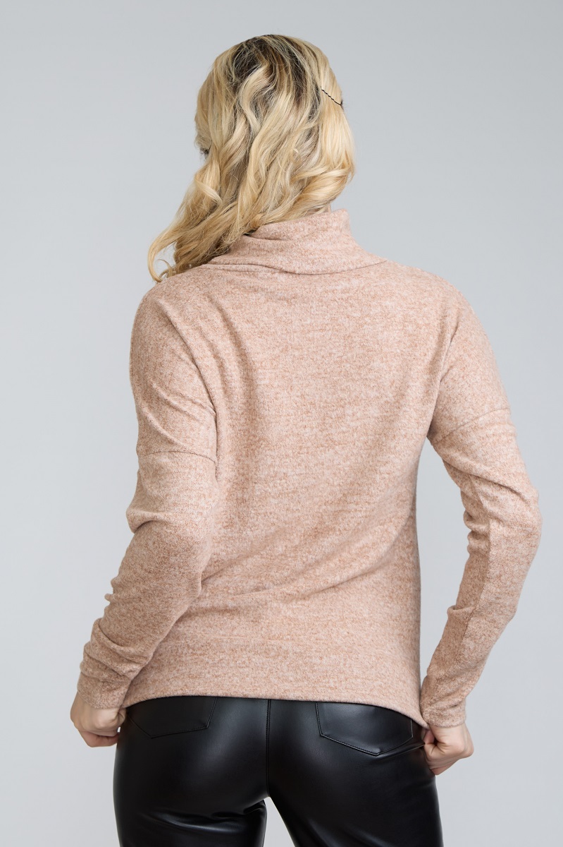 POLERA C/TORTUGA CACHEMIRA BEIGE TENTATION - 3