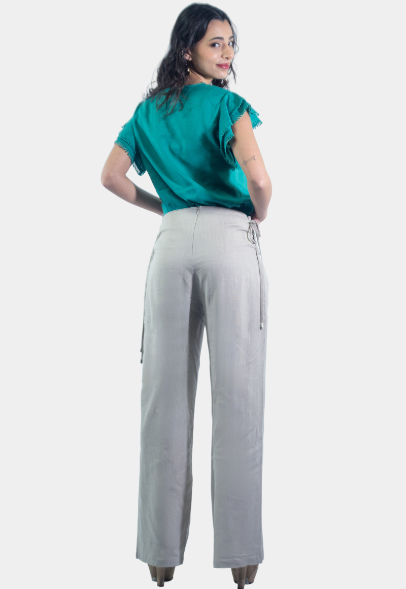 PANTALÓN PALAZZO REGULAR FIT MUJER TENTATION ARENA PALAZZO AMARRA COSTANDO - 3