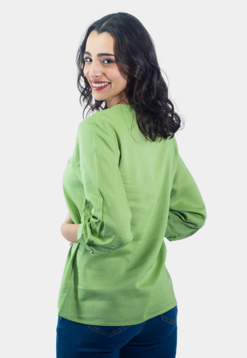 BLUSON ABOTONADO MANGA 3/4 LIMON TENTATION - 3