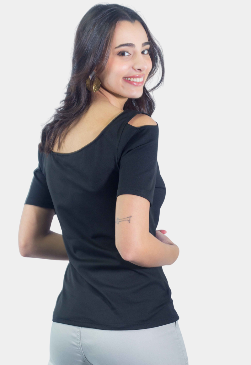TOP POLIAMIDA BLACK TENTATION - 2