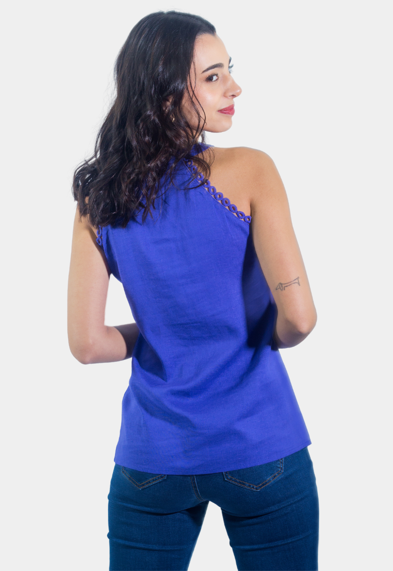 BLUSON S/M BRODERIE LILA TENTATION - 2