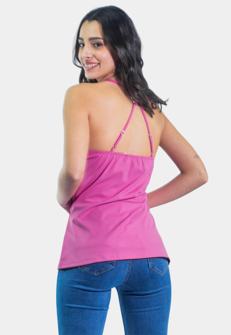 TOP POLIAMIDA TIRANTE MAGENTA TENTATION - 2