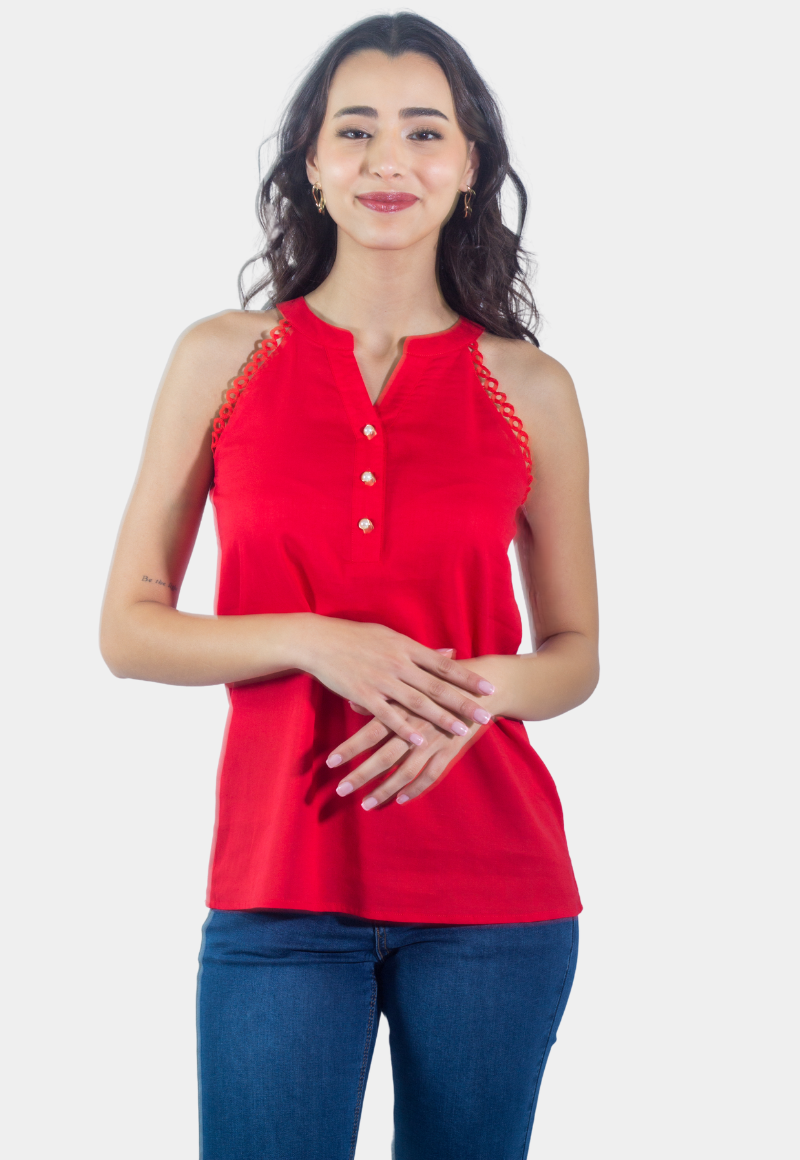 BLUSON S/M BRODERIE ROJO TENTATION - 1