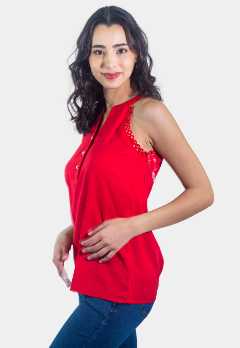 BLUSON S/M BRODERIE ROJO TENTATION - 2