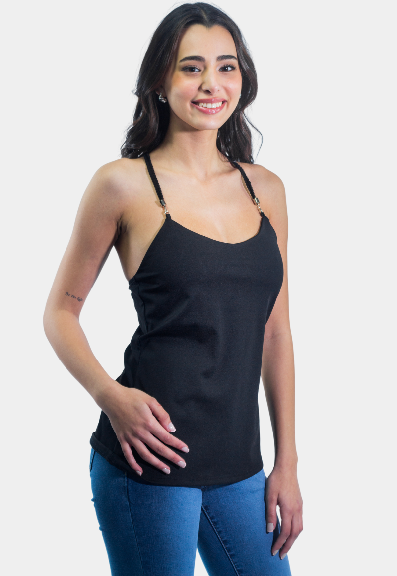 TOP POLIAMIDA TIRANTE BLACK TENTATION - 2
