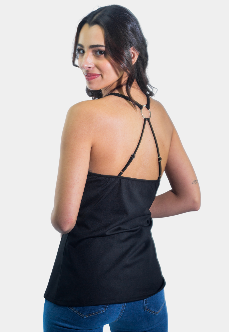 TOP POLIAMIDA TIRANTE BLACK TENTATION - 3