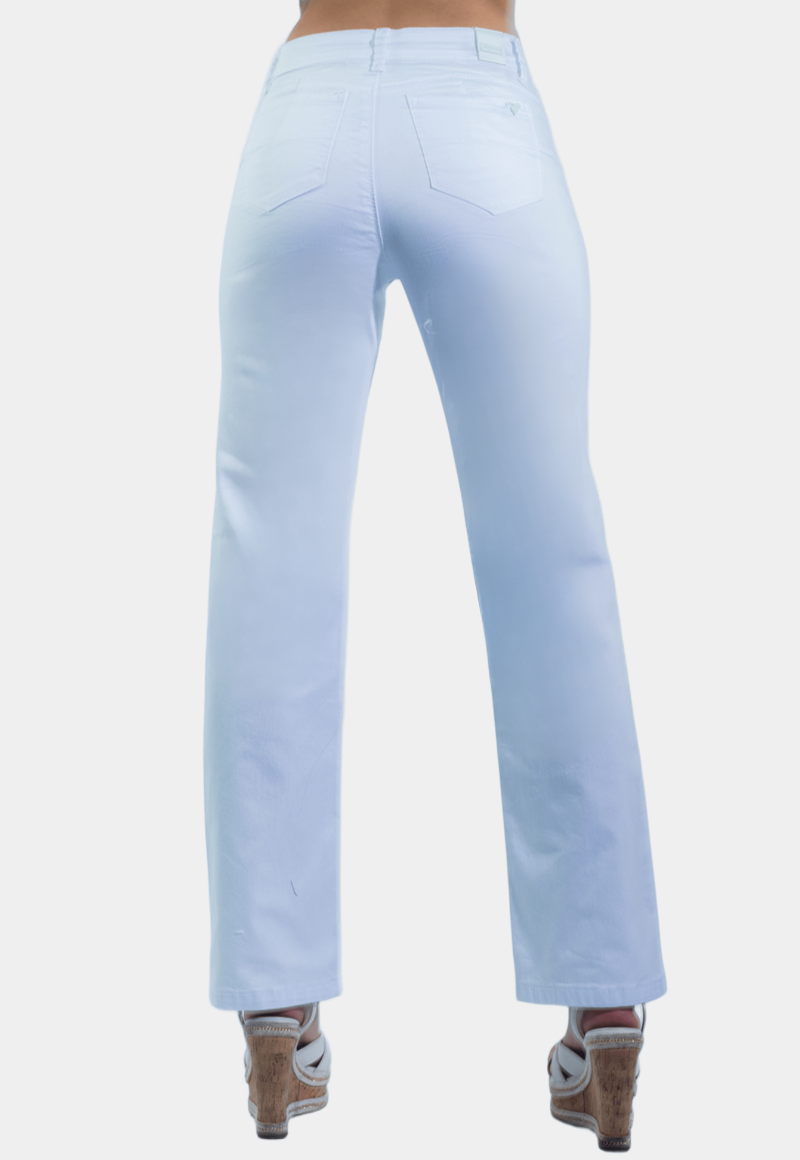 PANTALON RECTO TIRO ALTO PUSH UP BLANCO TENTATION - 3