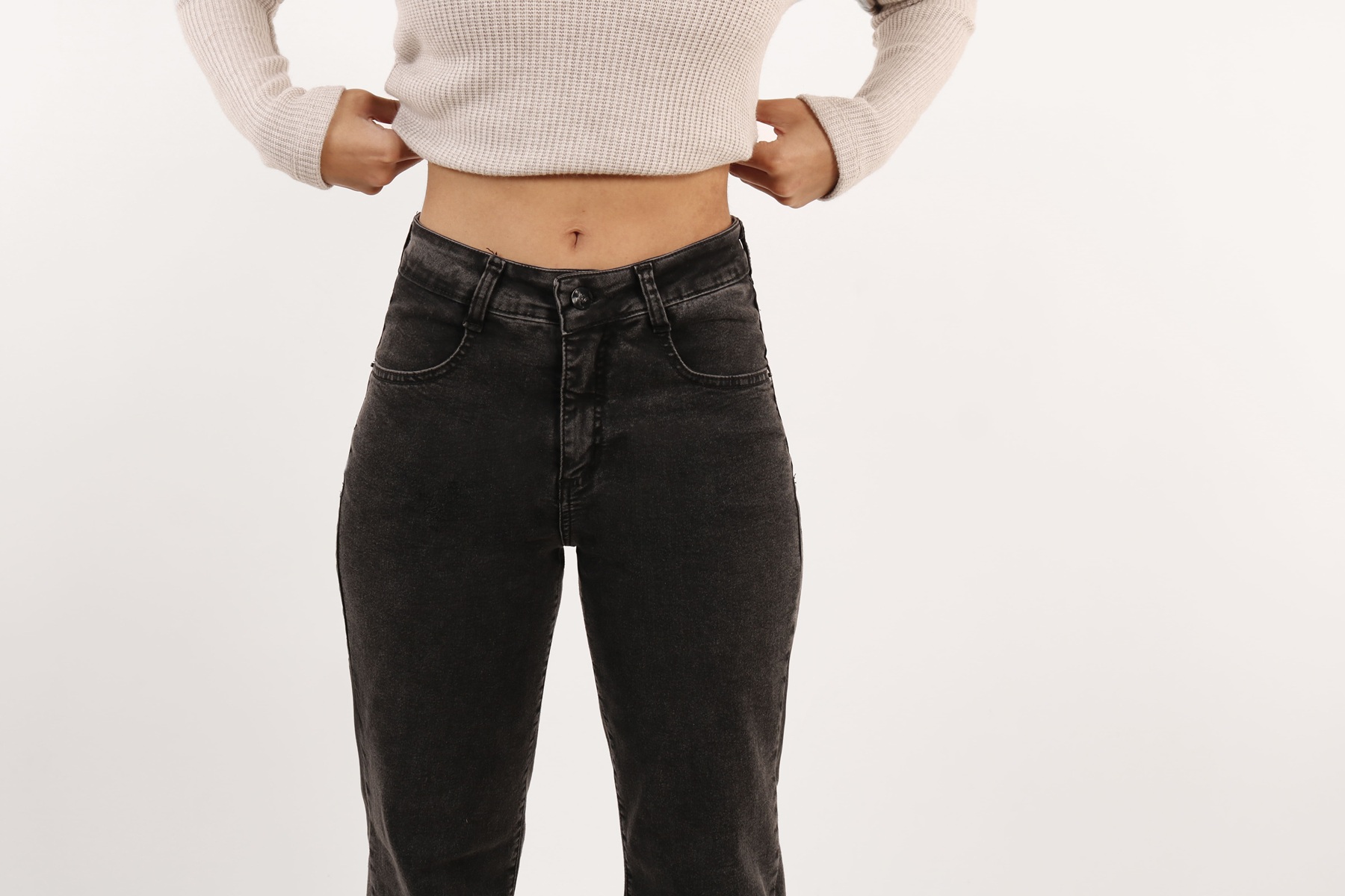 JEAN LARGO OVERSIZE MUJER TENTATION NEGRO WIDE LEG NEVADO - 4