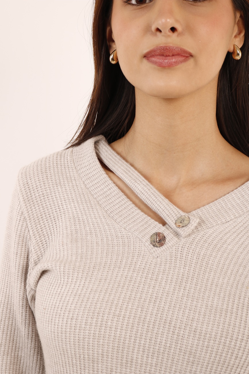 SWEATER CANUTON CIANA BEIGE TENTATION - 3