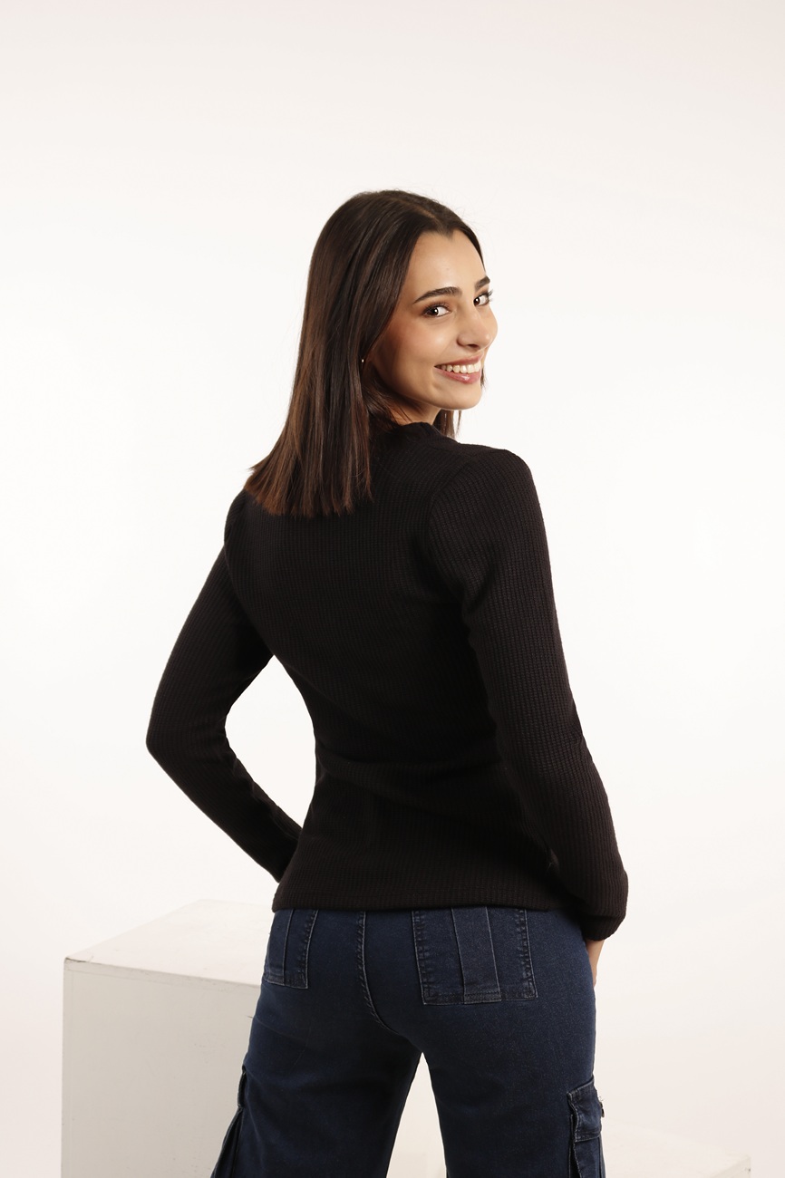 SWEATER CANUTON CIANA BLACK TENTATION - 2
