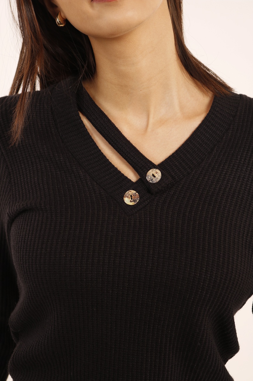 SWEATER CANUTON CIANA BLACK TENTATION - 3