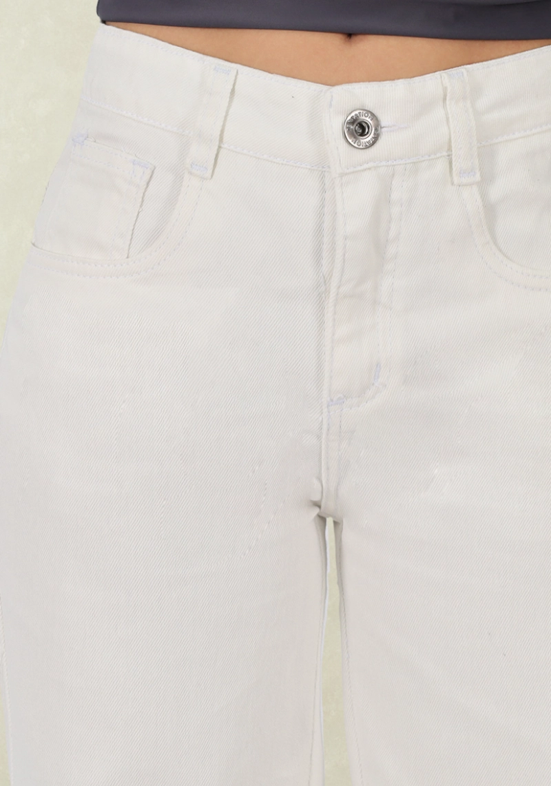 WIDE LEG BLANCO CORTE PIERNA - 3