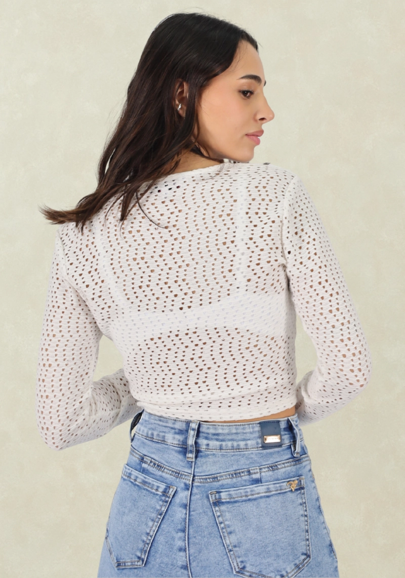 TOP CROP AJUSTABLE BLANCO TENTATION - 2