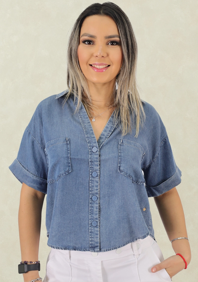 BLUSA M/C OVERSIZED TENCEL TENTATION - 1