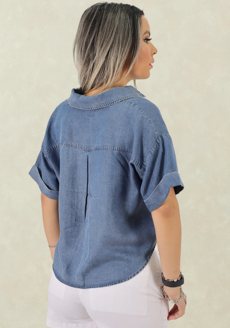 BLUSA M/C OVERSIZED TENCEL TENTATION - 2