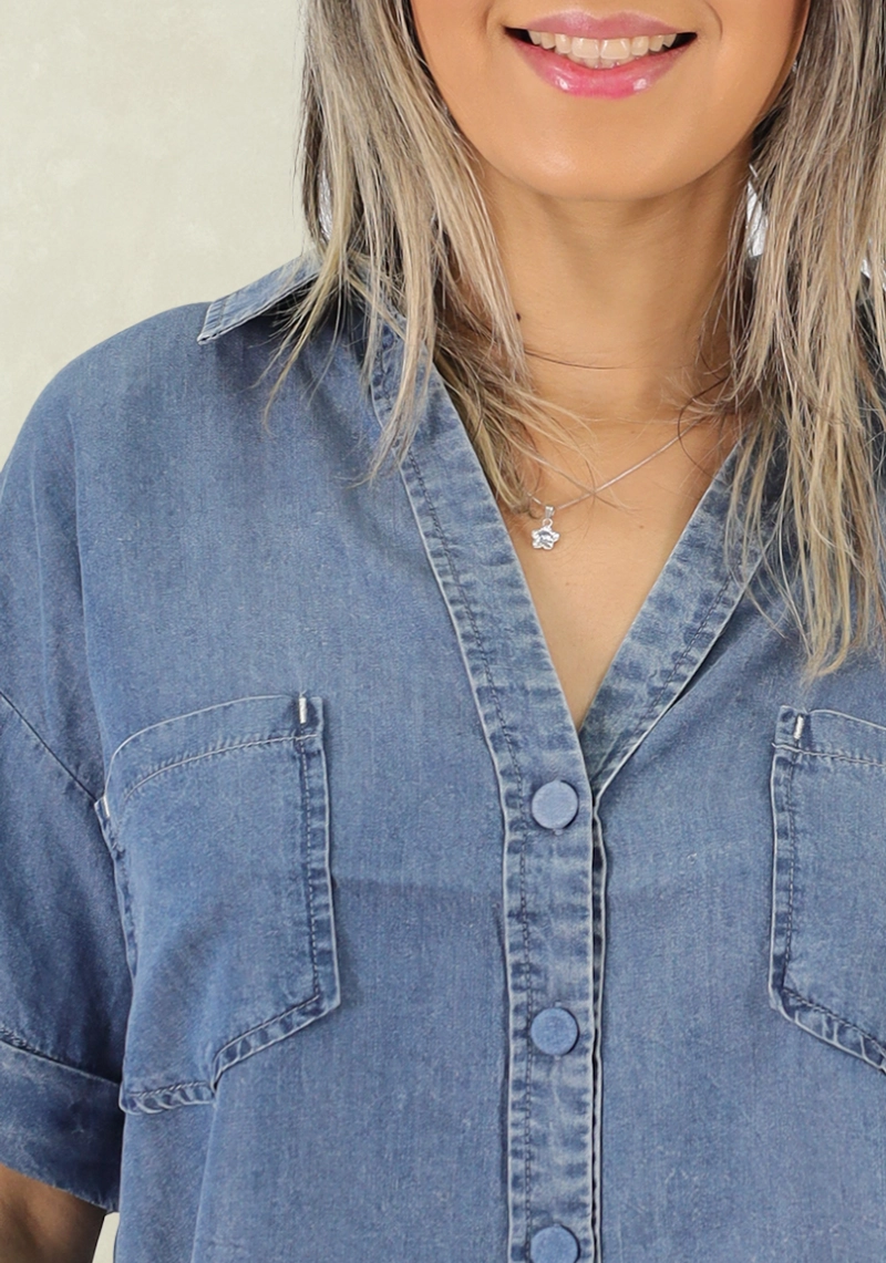 BLUSA M/C OVERSIZED TENCEL TENTATION - 3