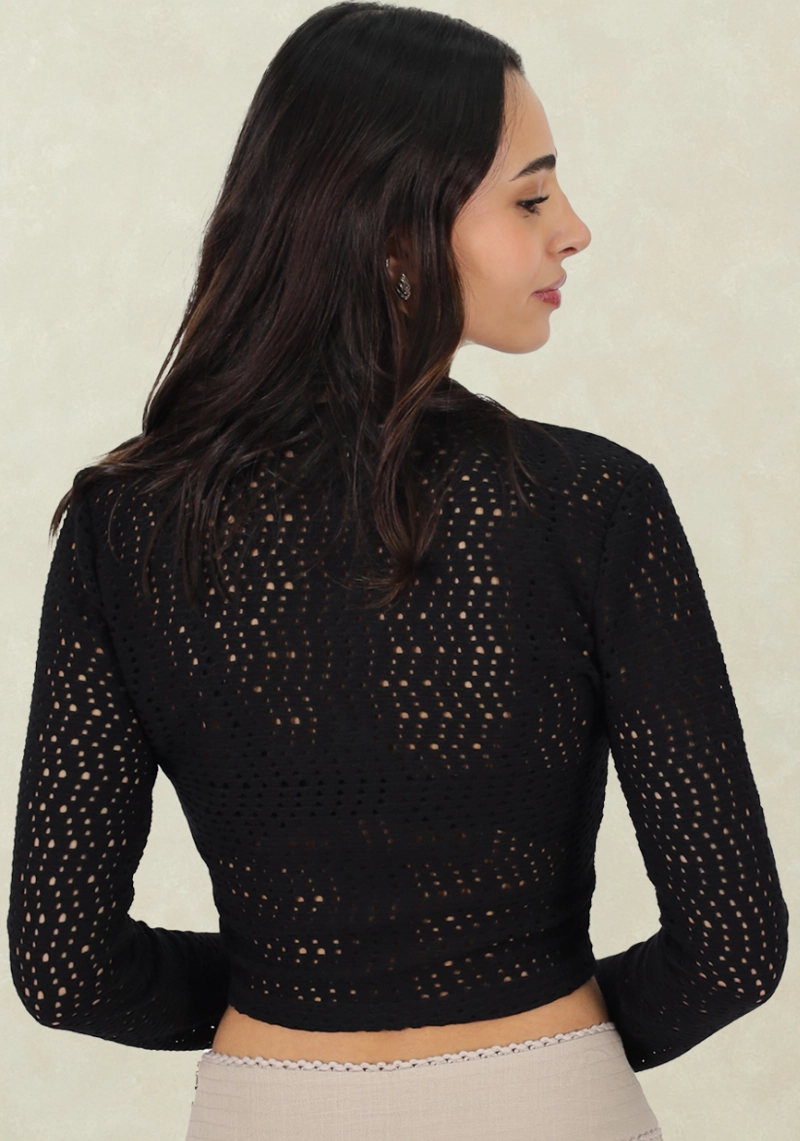 TOP CROP AJUSTABLE NEGRO TENTATION - 2