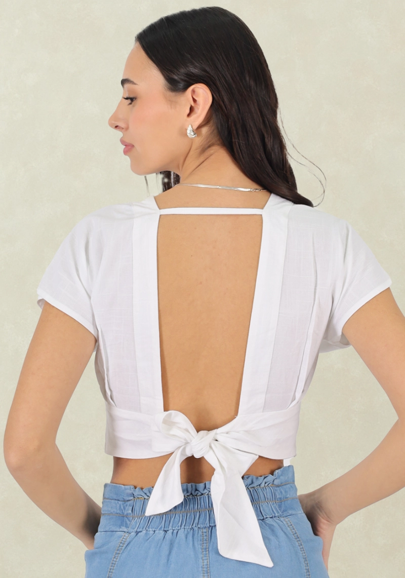 PETO LINO BRODERIE BLANCO TENTATION - 2