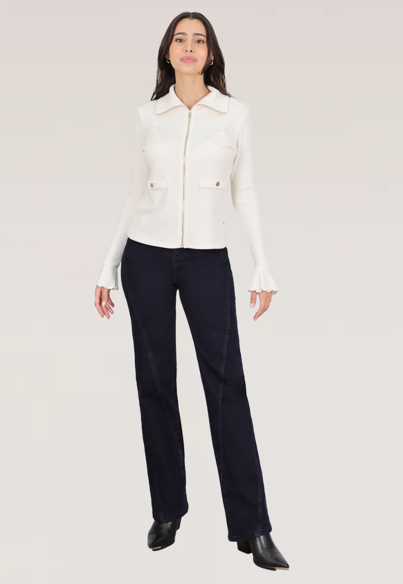 JEANS RECTO CORTES T. ALTO - 1