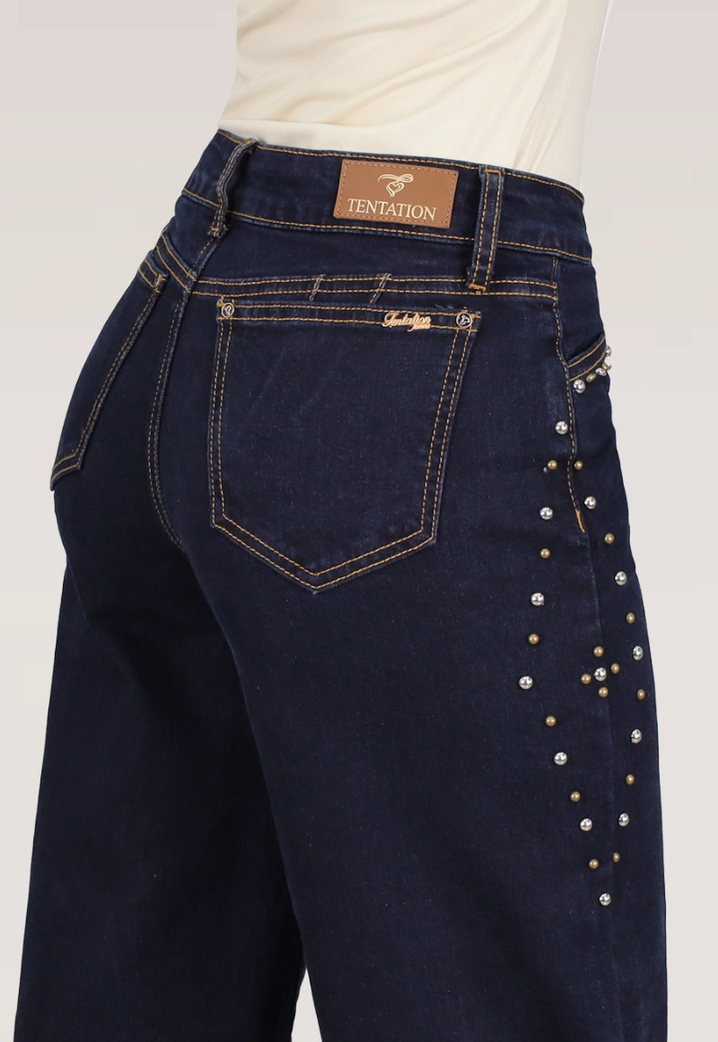 WIDE LEG TACHAS  TIRO MEDIO - 4