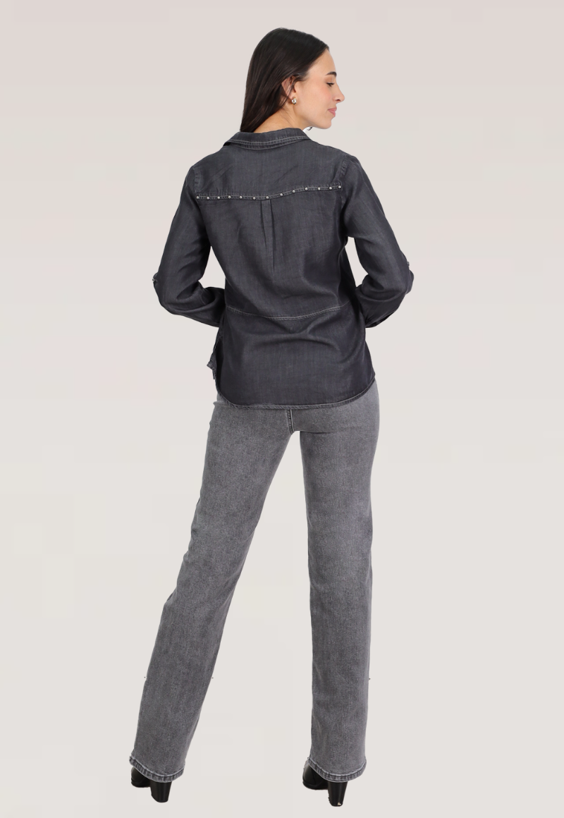 JEANS RECTO BORDADO T.ALTO - 2