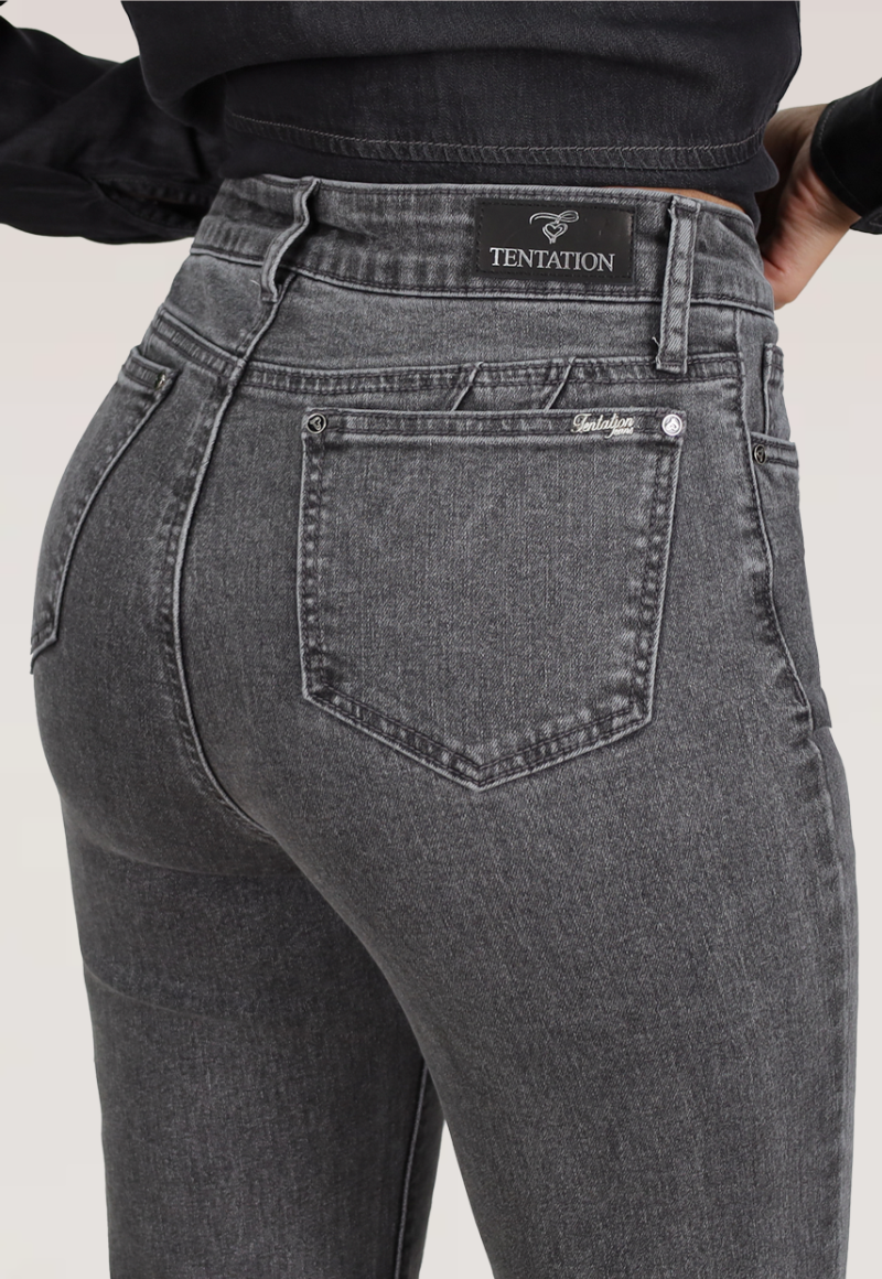 JEANS RECTO BORDADO T.ALTO - 4