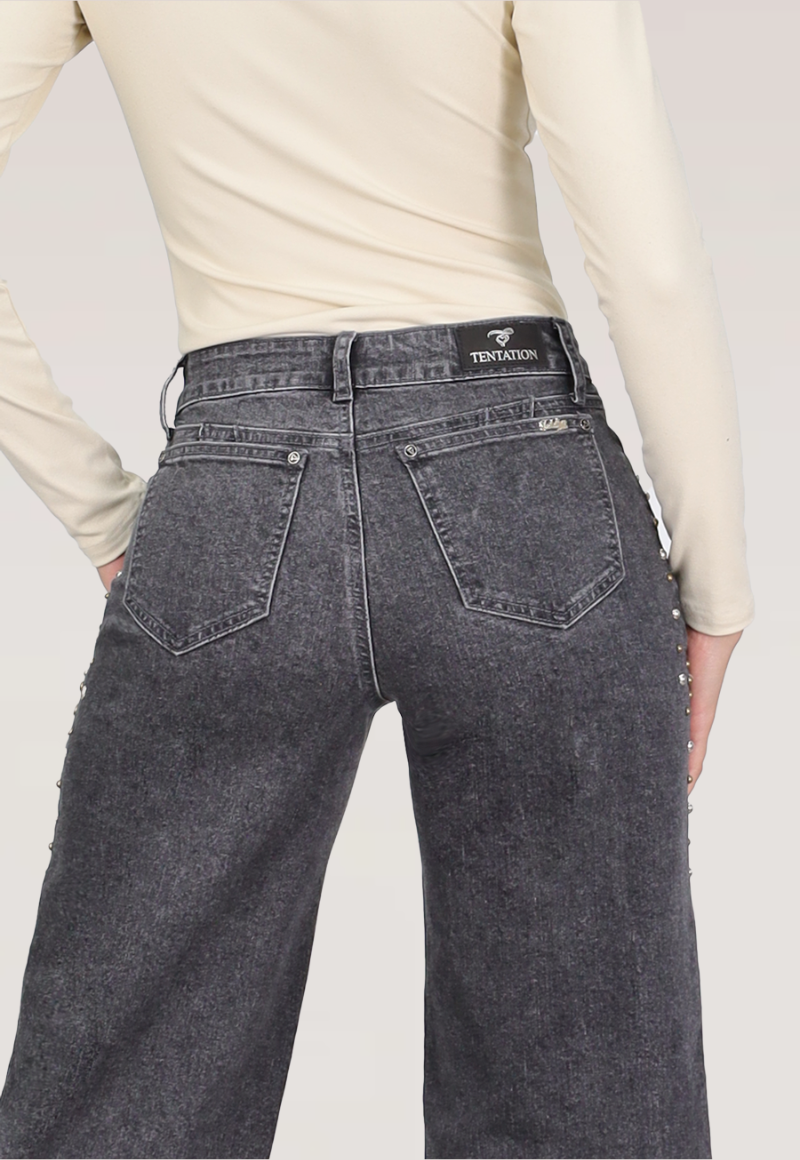 WIDE LEG TACHAS  TIRO MEDIO - 4