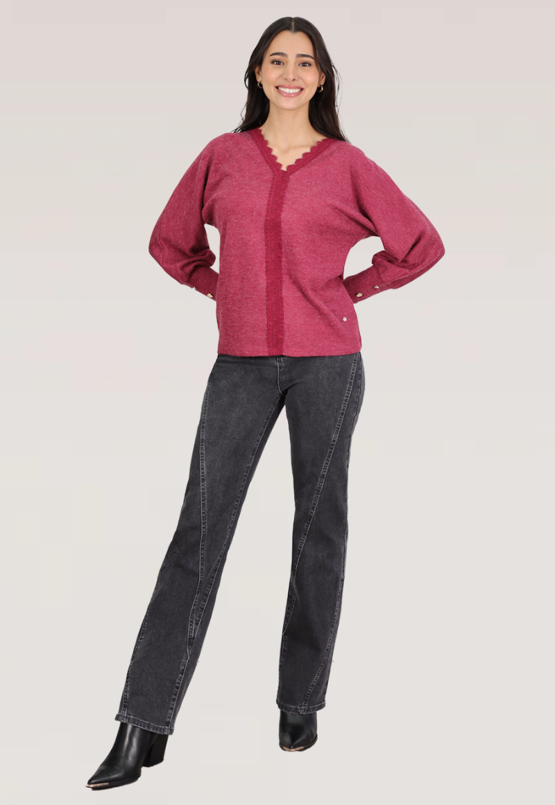 JEANS RECTO CORTES T. ALTO - 1