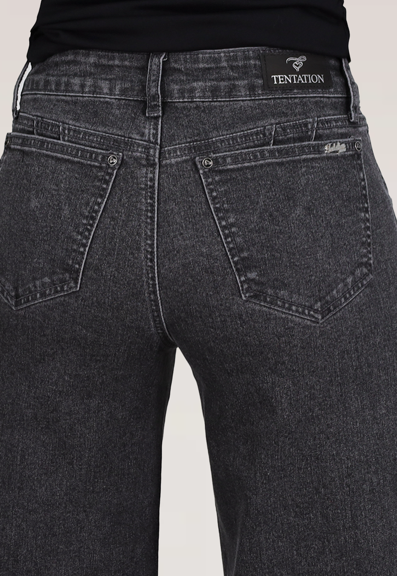 WIDE LEG TACHAS Y CORTE TIRO MEDIO - 4