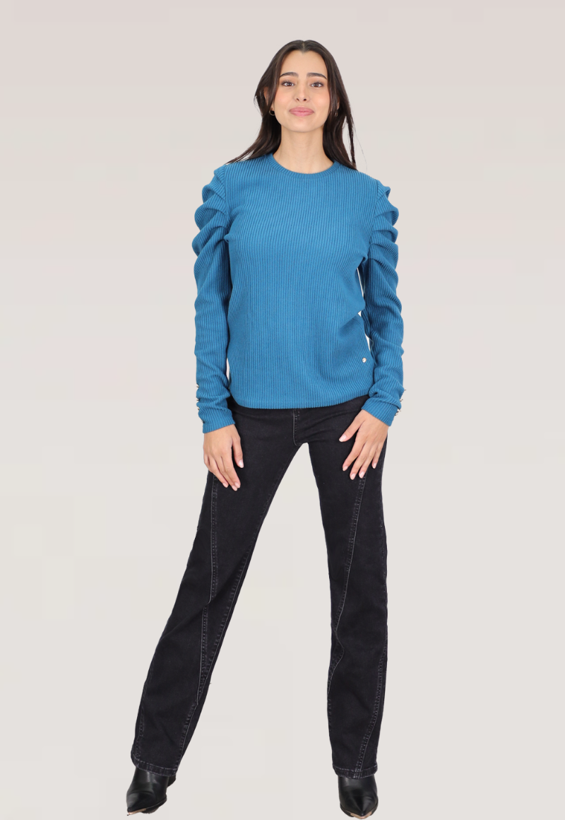 JEANS RECTO CORTES T. ALTO - 1