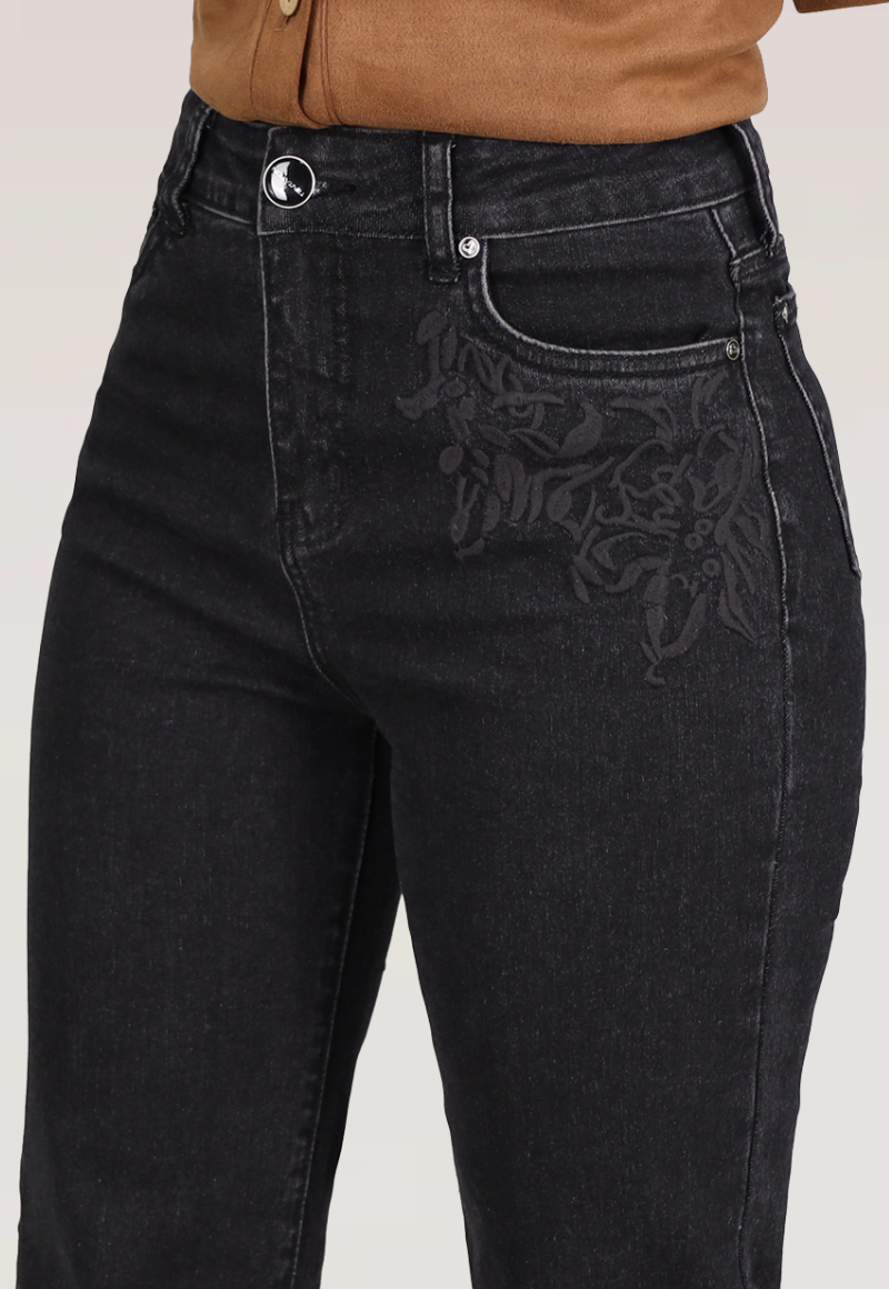 JEANS RECTO BORDADO T.ALTO - 3