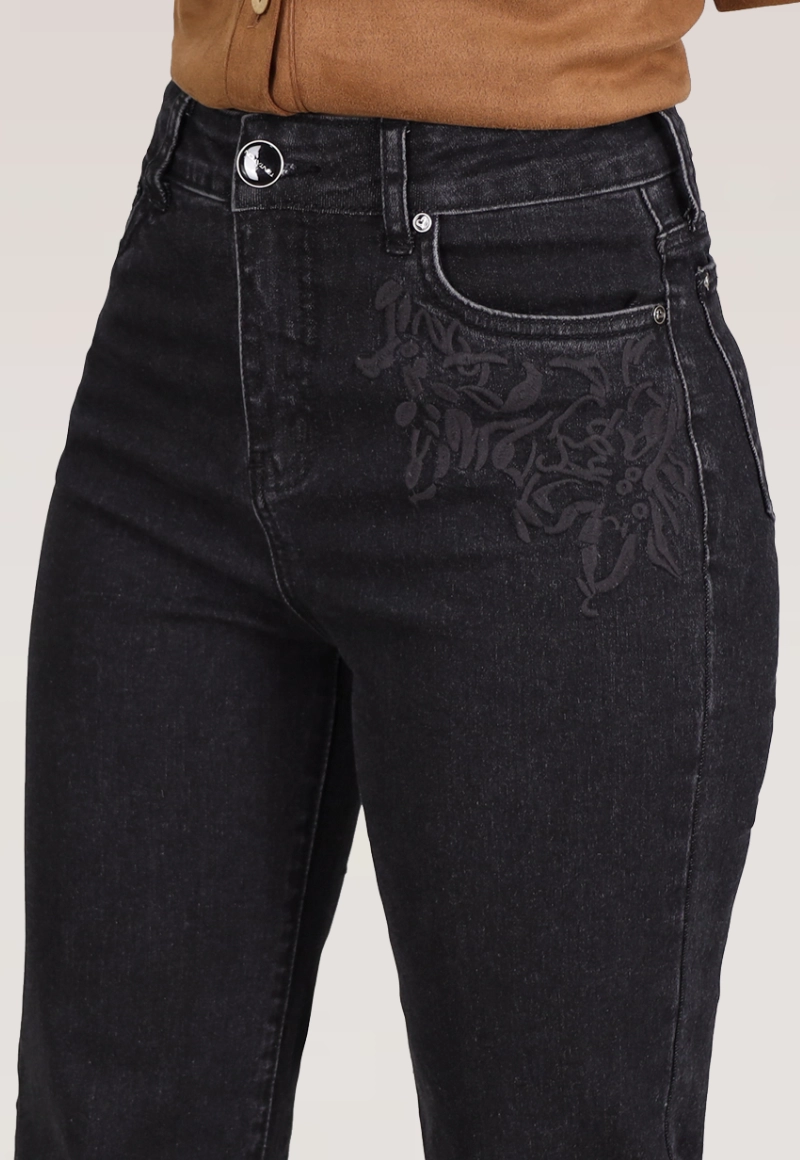 JEANS RECTO BORDADO T.ALTO - 3