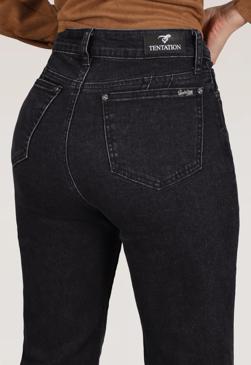 JEANS RECTO BORDADO T.ALTO - 4