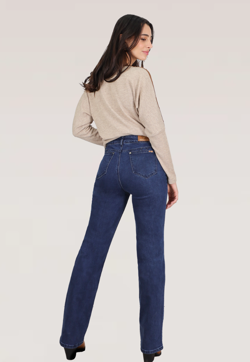JEANS RECTO BORDADO T.ALTO - 2
