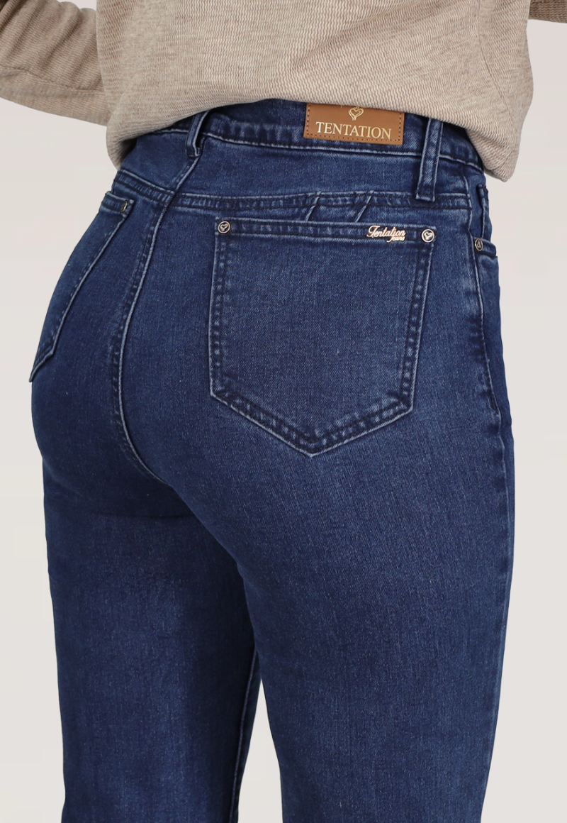 JEANS RECTO BORDADO T.ALTO - 4