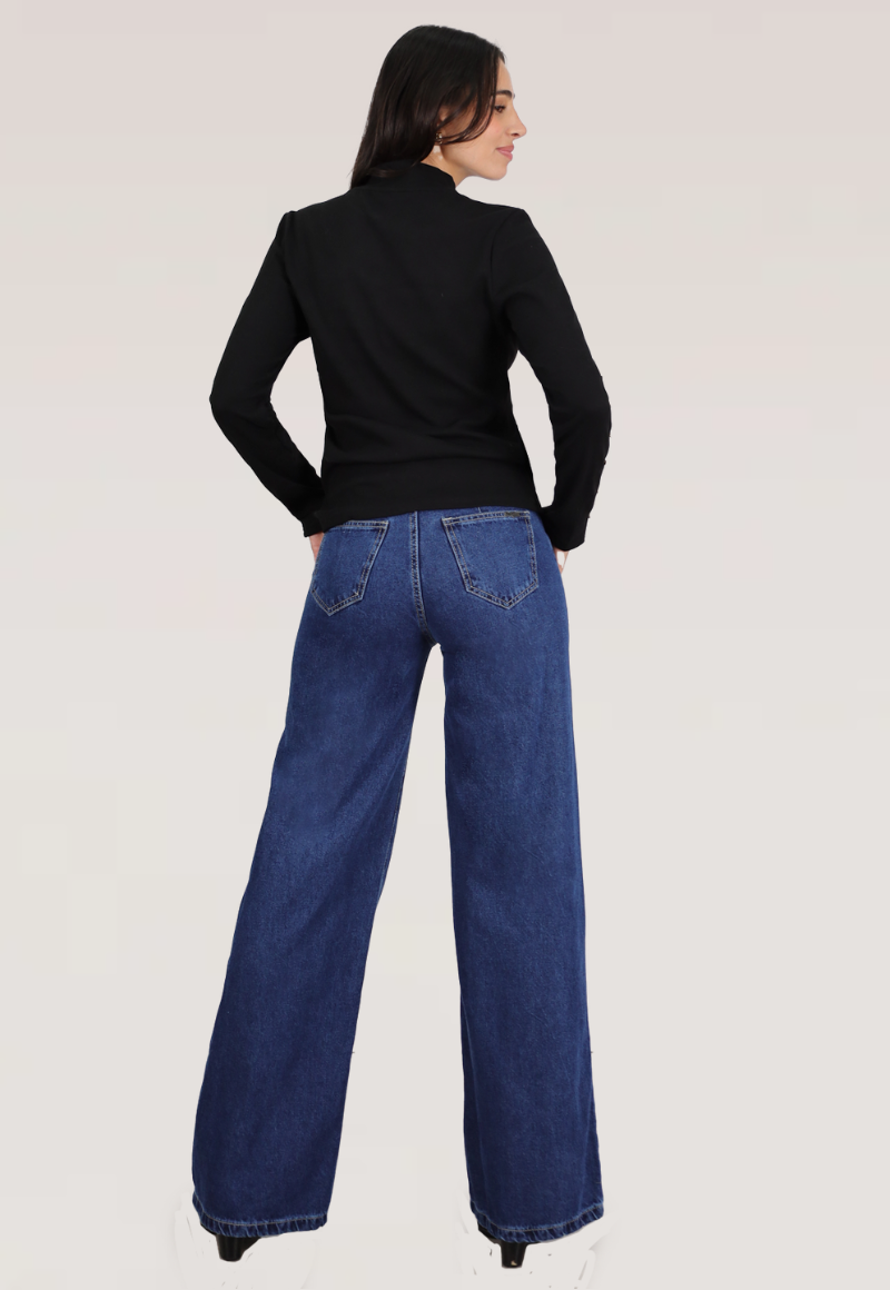 WIDE LEG  BOLS. PARCHE CONFORT - 2