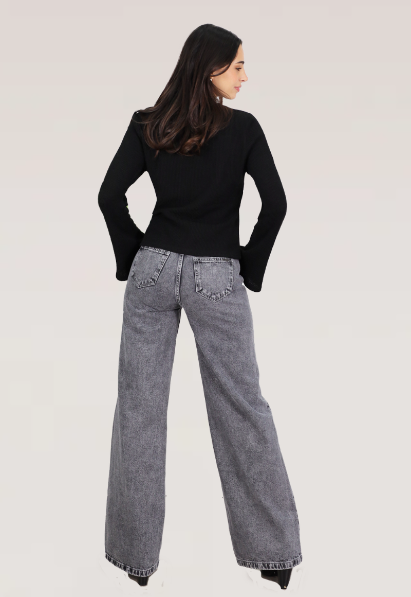 WIDE LEG  BOLS. PARCHE CONFORT - 2