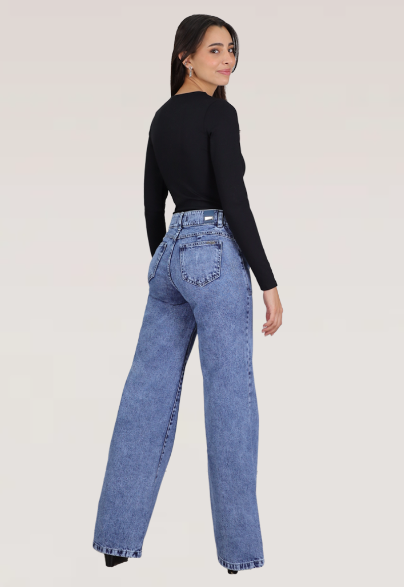 WIDE LEG  BOLS. PARCHE CONFORT - 2